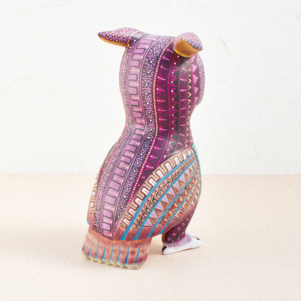 Owl Alebrije Wood Carving - magiamexica.com