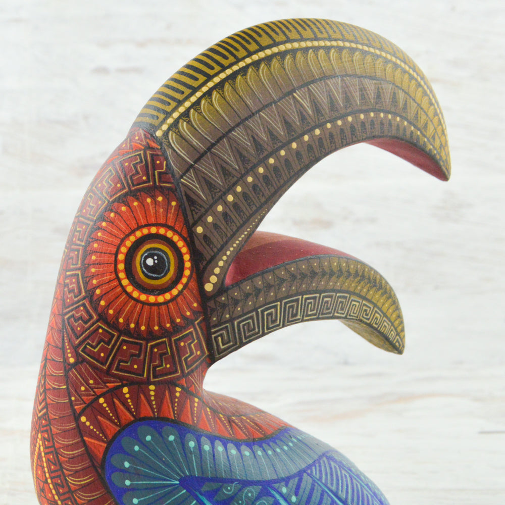 Alebrije Oaxacan Wood Carving Toucan - Magia Mexica