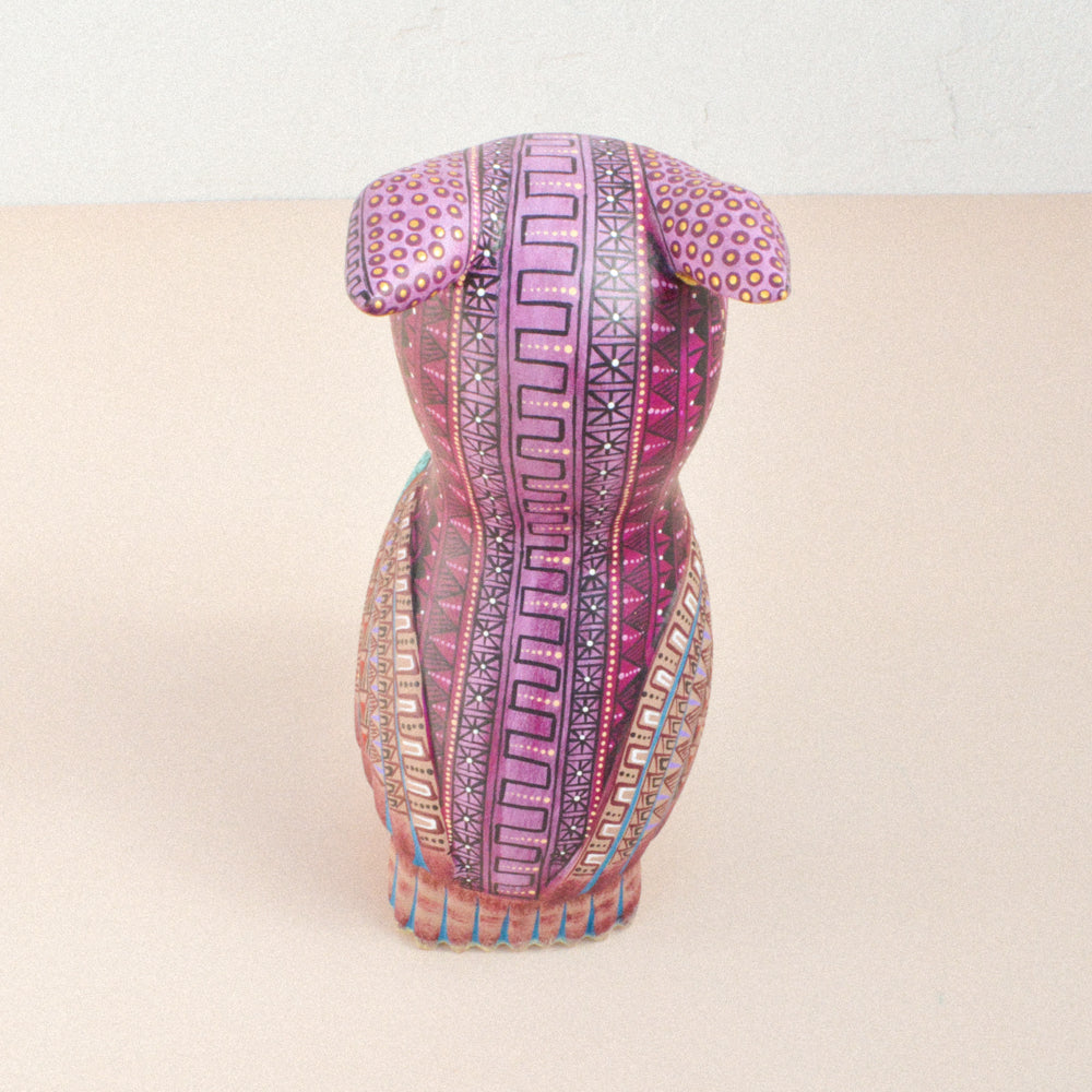 Owl Alebrije Wood Carving - magiamexica.com