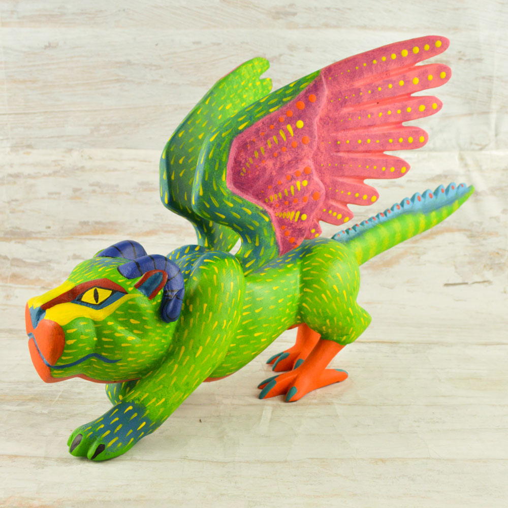 Alebrije Oaxacan Wood Carving Coco Set - Magia Mexica