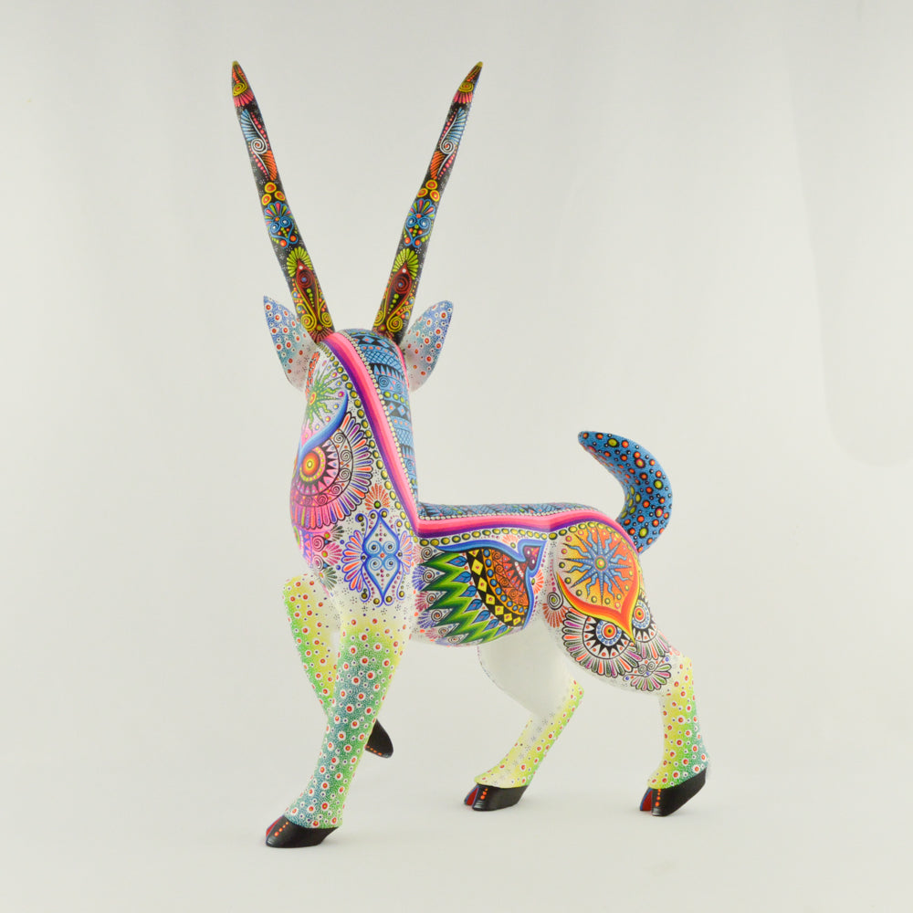 Goat Alebrije Oaxacan Wood Carving - magiamexica.com