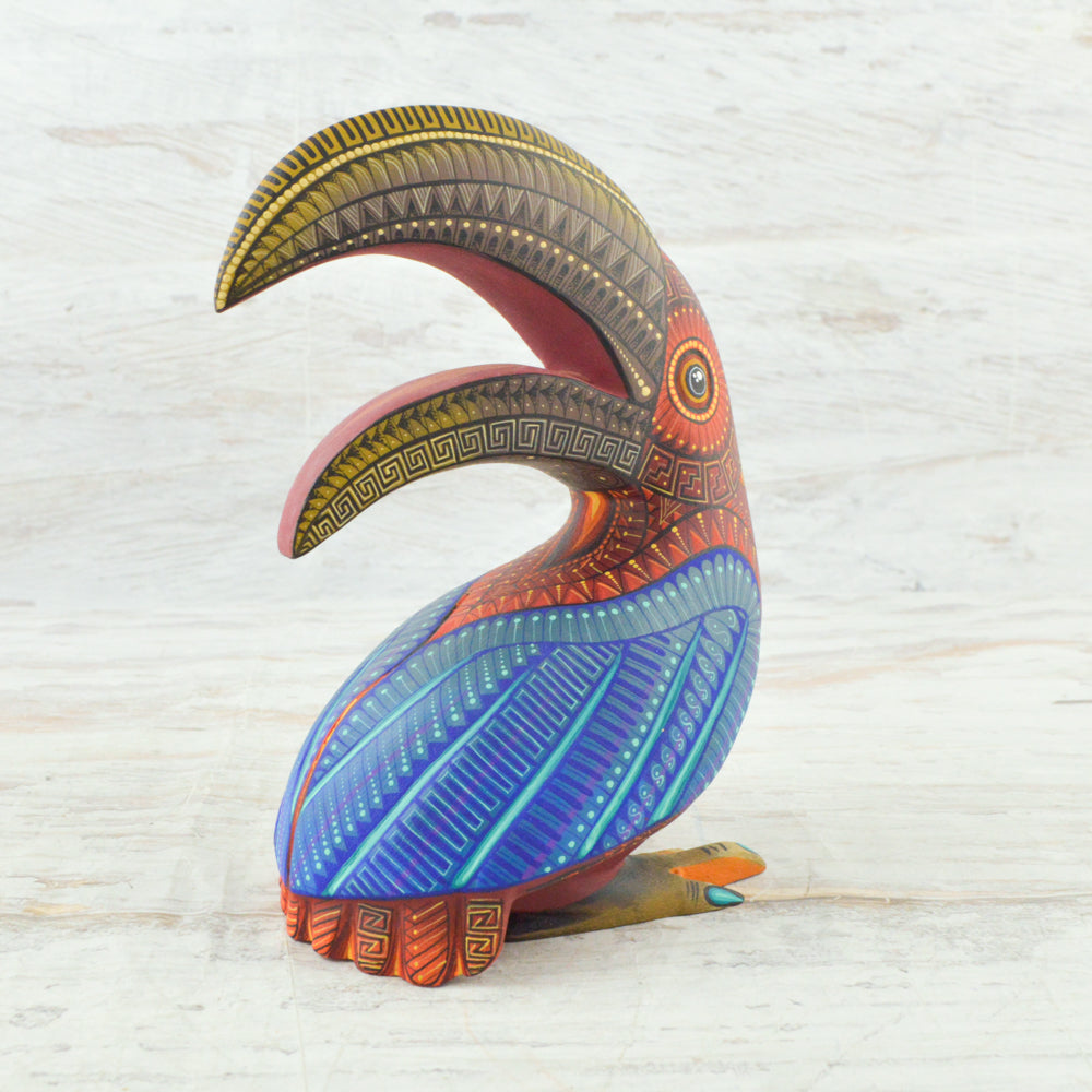 Alebrije Oaxacan Wood Carving Toucan - Magia Mexica