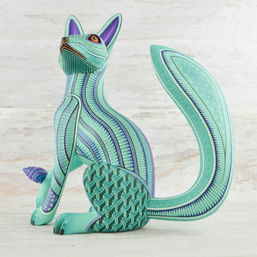 Fox Alebrije Oaxacan Wood Carving - Alebrije Huichol Mexican Folk art magiamexica.com
