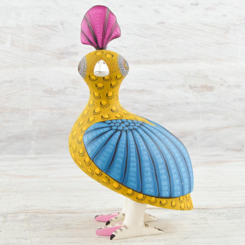 Alebrije Oaxacan Wood Carving Quail- Magia Mexica