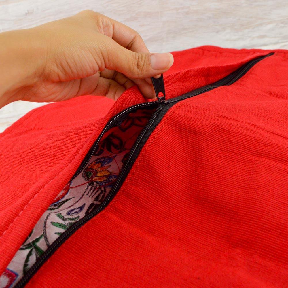 Embroidered Pillow Cover | Red 1 - Magia Mexica