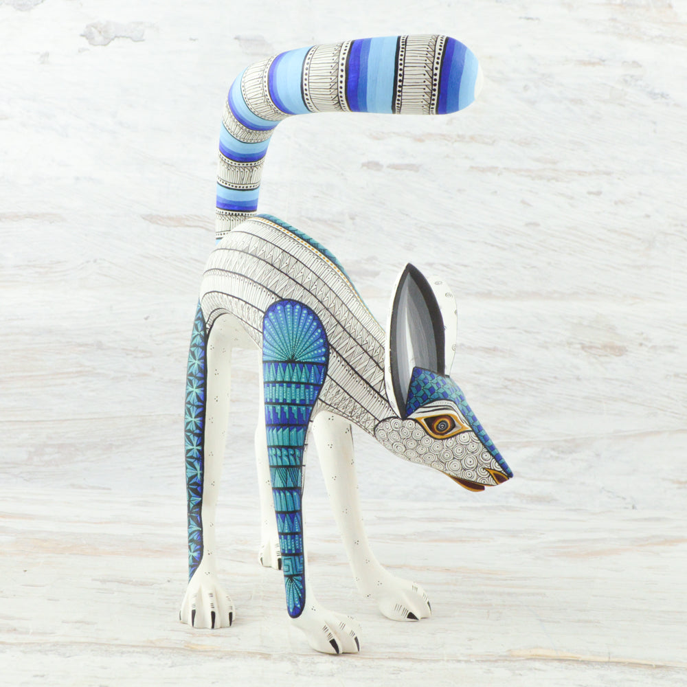Alebrije Oaxacan Wood Carving Fox - Magia Mexica