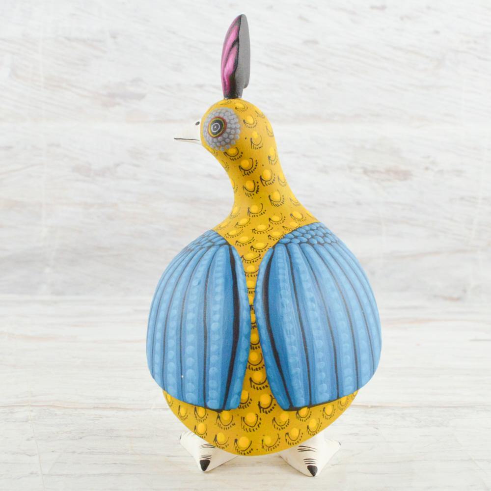 Alebrije Oaxacan Wood Carving Quail- Magia Mexica