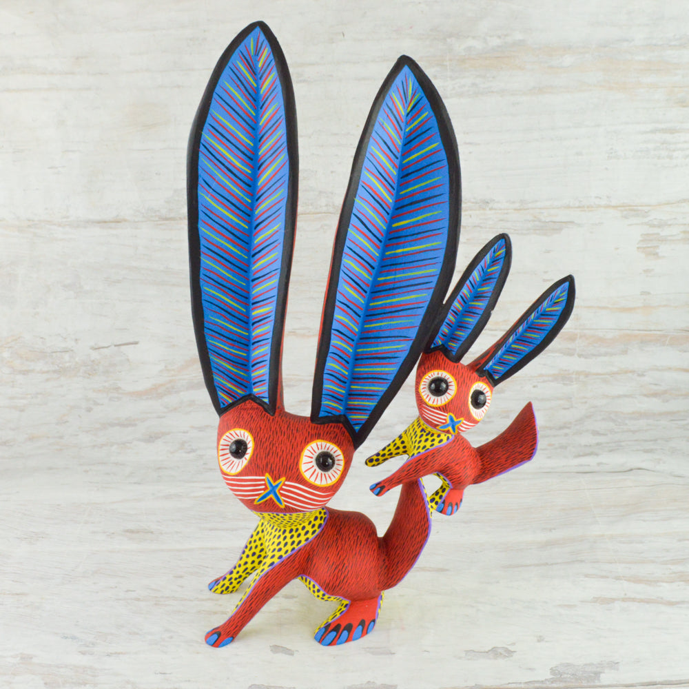 Rabbit Alebrije Fragile Artpiece - magiamexica.com