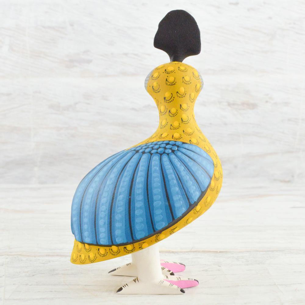 Alebrije Oaxacan Wood Carving Quail- Magia Mexica