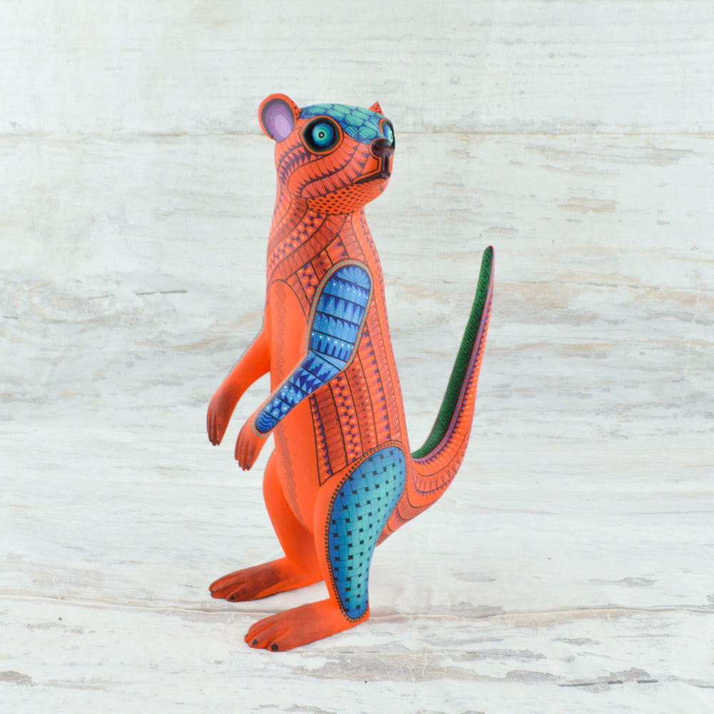 Otter Alebrije Oaxacan Wood Carving - magiamexica.com