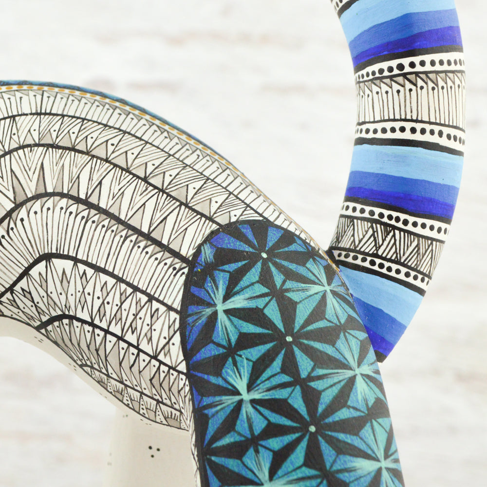 Alebrije Oaxacan Wood Carving Fox - Magia Mexica