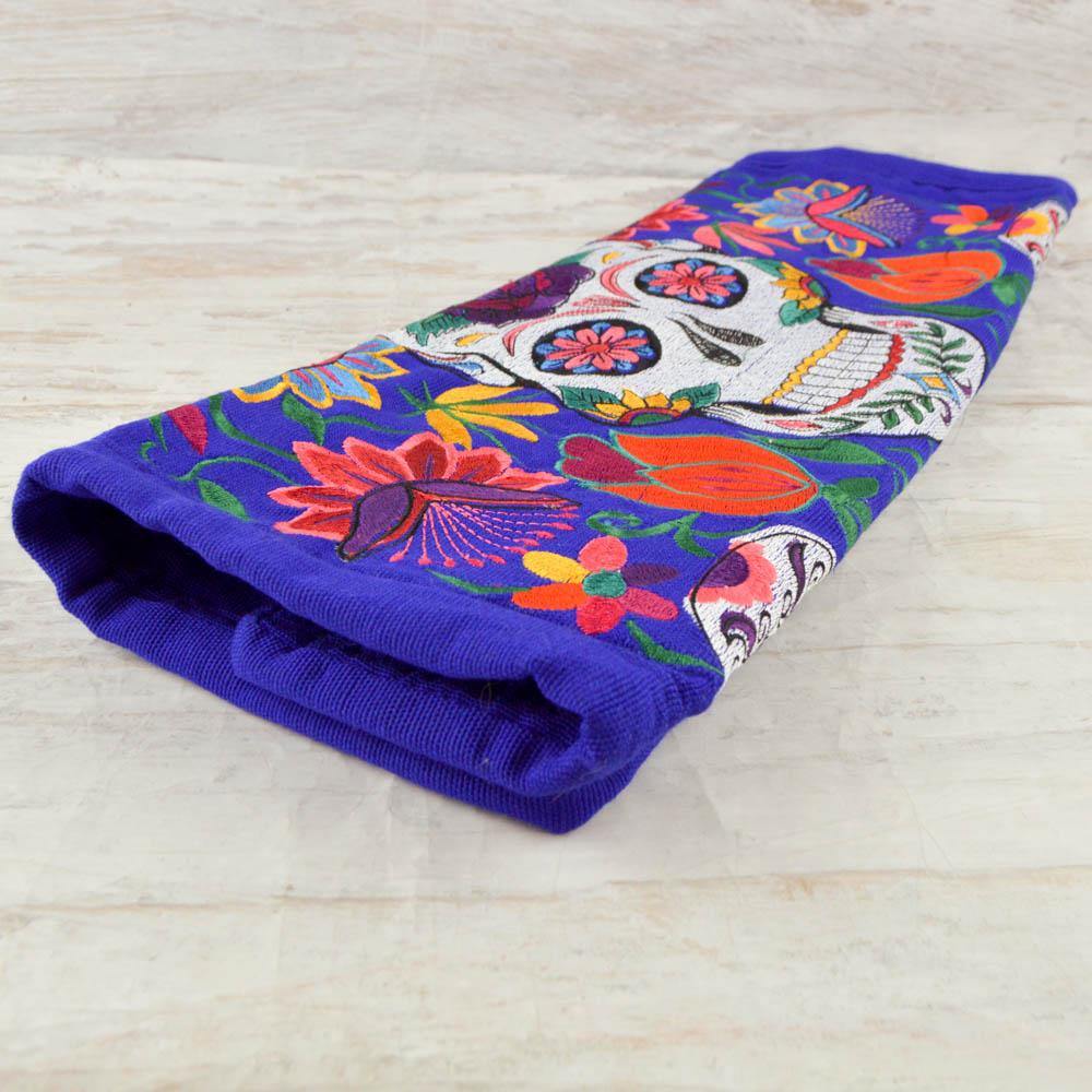 Embroidered Pillow Cover | Blue 1 - Magia Mexica