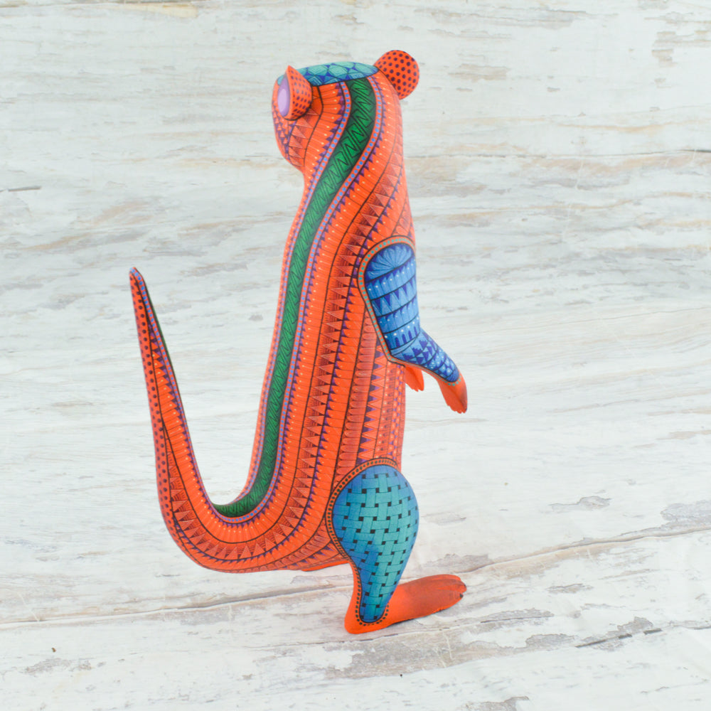 Otter Alebrije Oaxacan Wood Carving - magiamexica.com