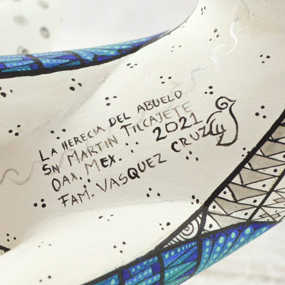 Alebrije Oaxacan Wood Carving Fox - Magia Mexica