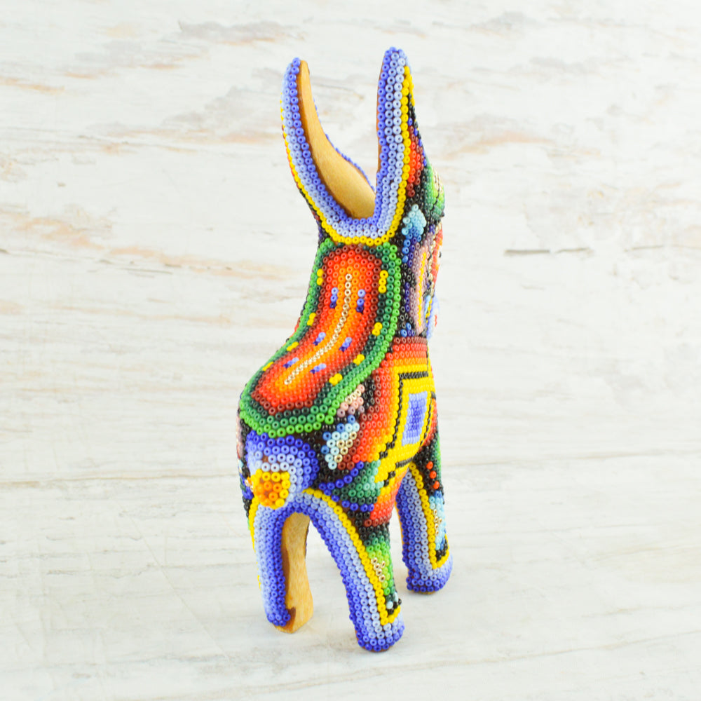 Goat Huichol Art - Alebrije Huichol Mexican Folk art magiamexica.com