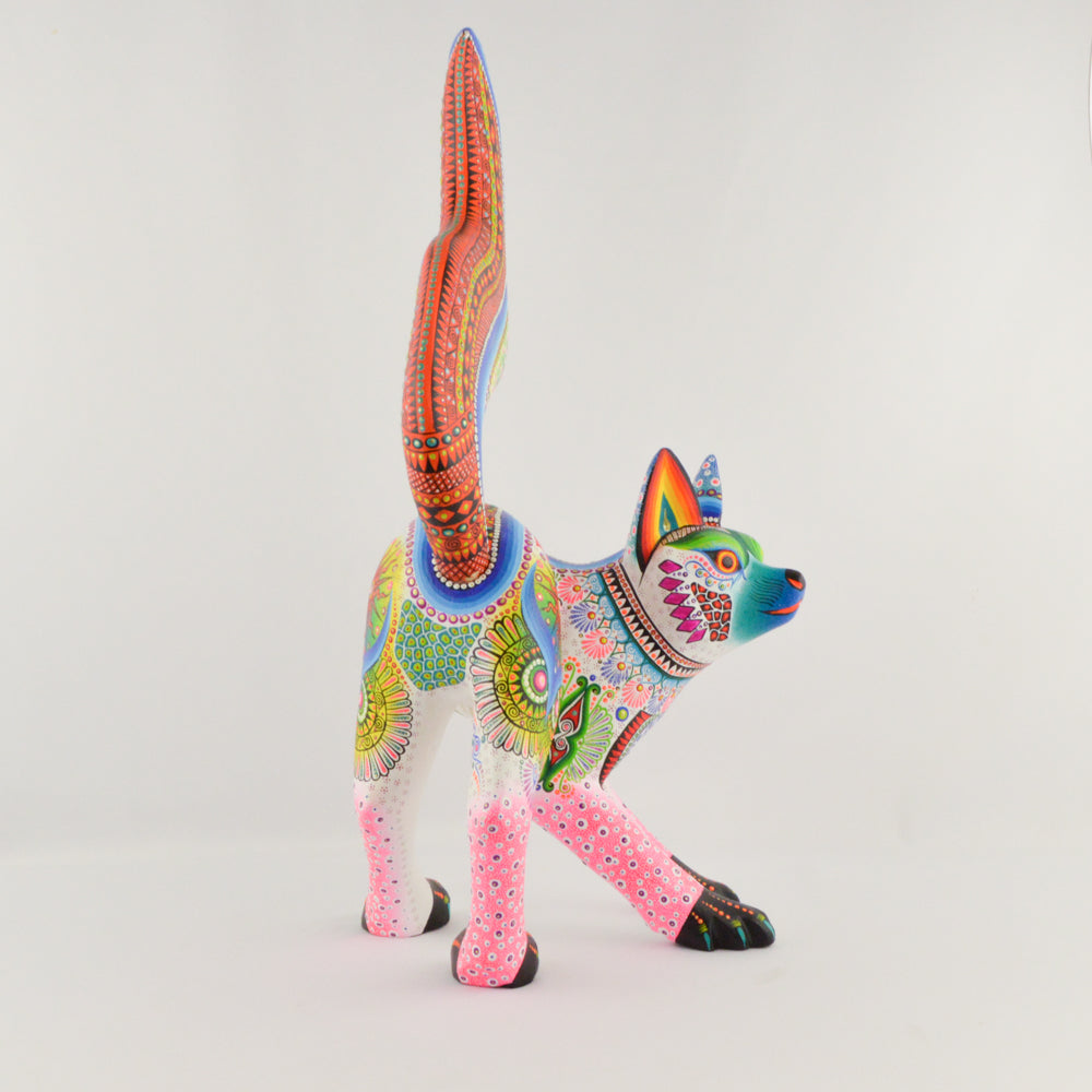 Fox Alebrije Oaxacan Wood Carving - magiamexica.com