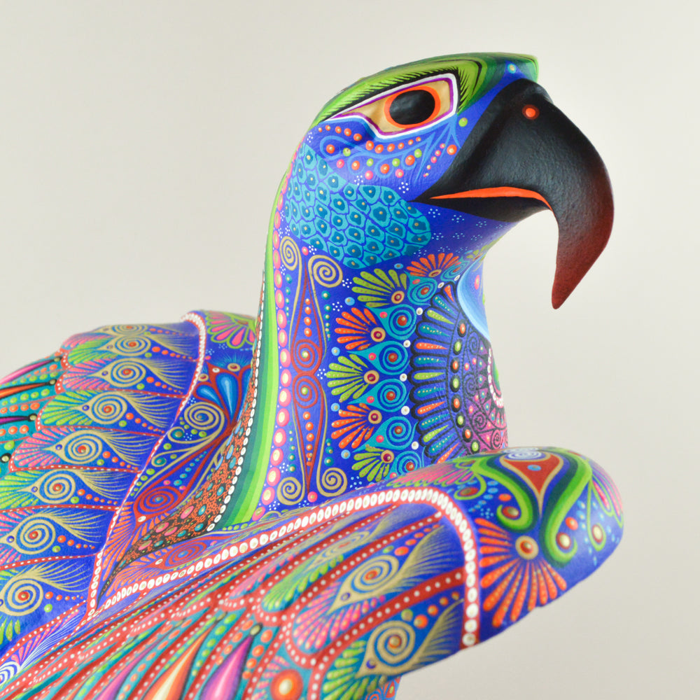 Alebrije Oaxacan Wood Carving Eagle - Magia Mexica