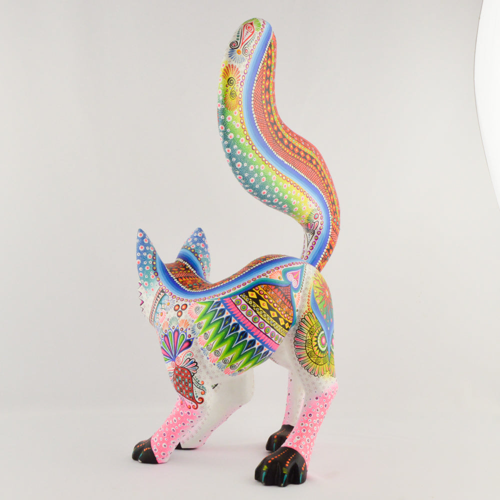 Fox Alebrije Oaxacan Wood Carving - magiamexica.com
