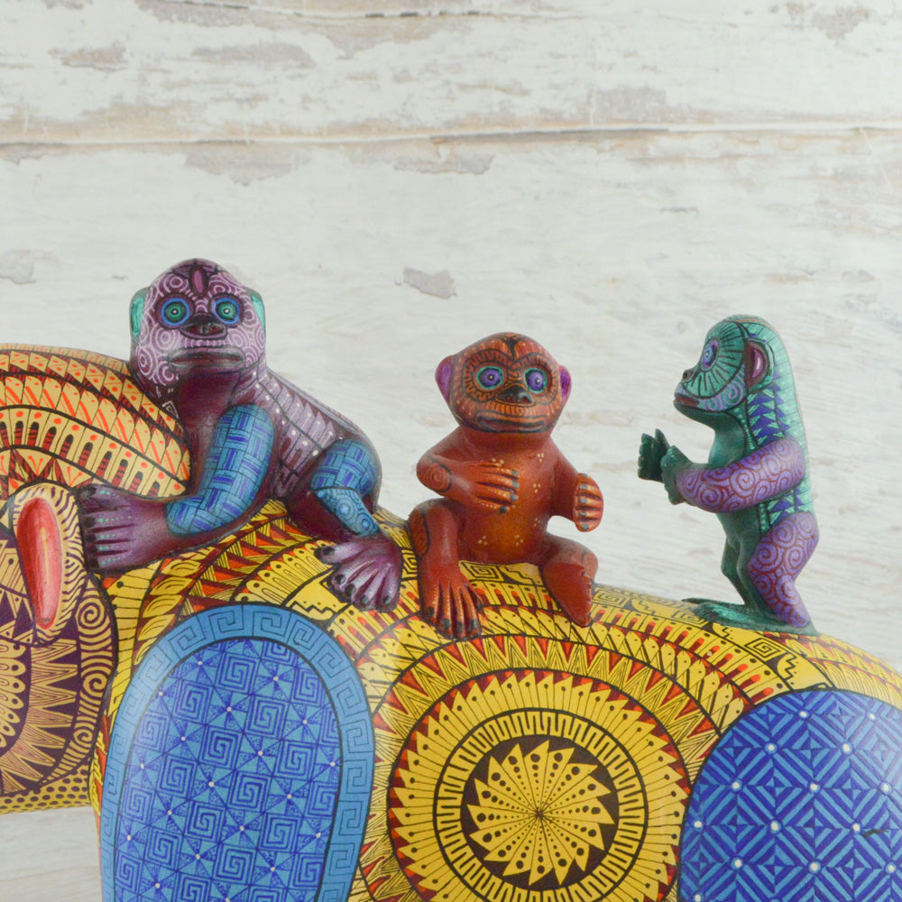 Gorilla Alebrije Oaxacan Wood Carving - Magia Mexica