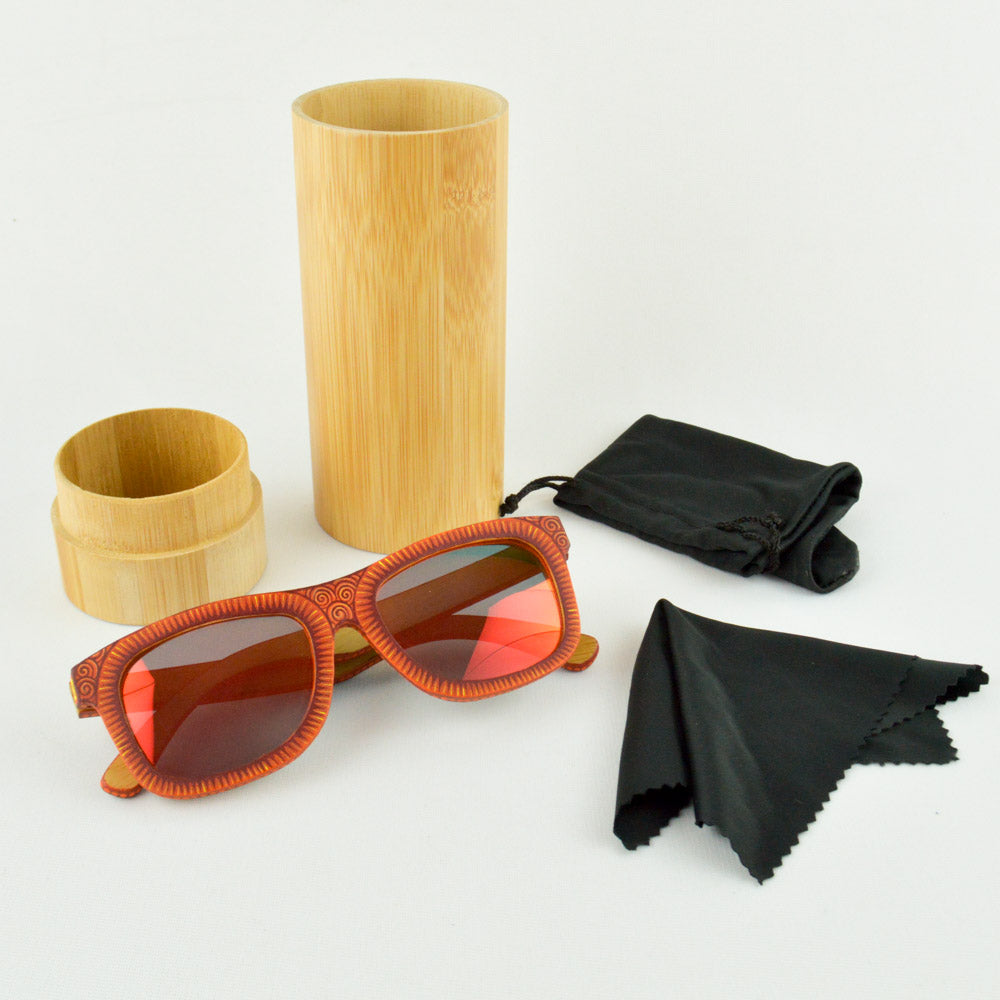 Orange Sunglasses - Alebrije Huichol Mexican Folk art magiamexica.com