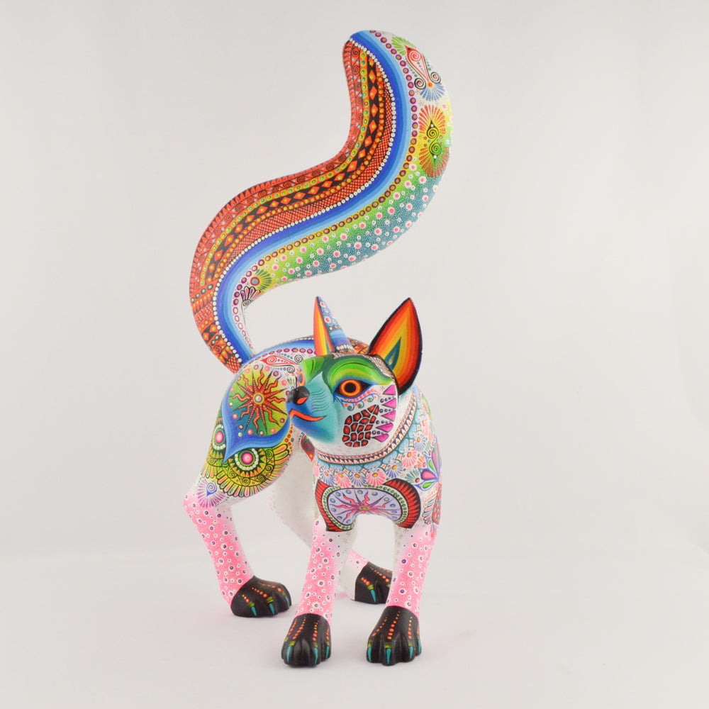 Fox Alebrije Oaxacan Wood Carving - magiamexica.com