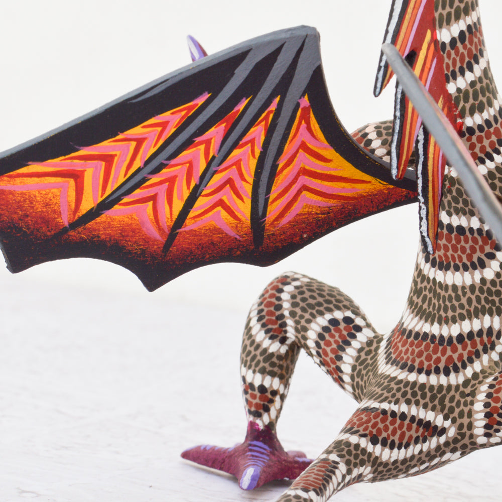 Dragon Alebrije Oaxacan Wood Carving - magiamexica.com