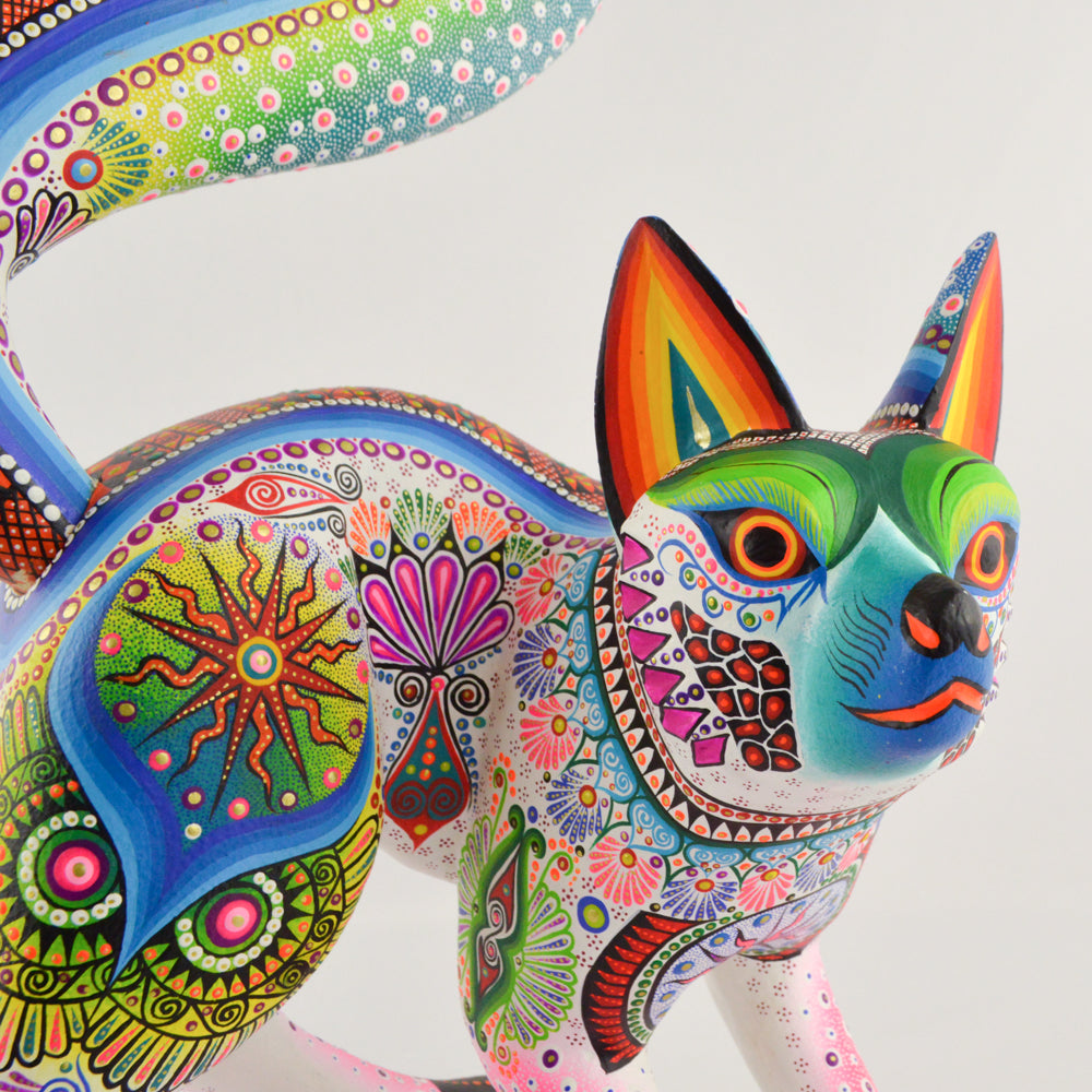 Fox Alebrije Oaxacan Wood Carving - magiamexica.com
