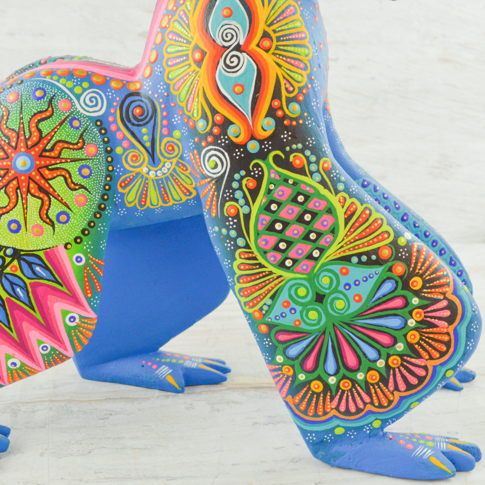Alebrije Oaxacan Wood Carving Polar Bear - Magia Mexica