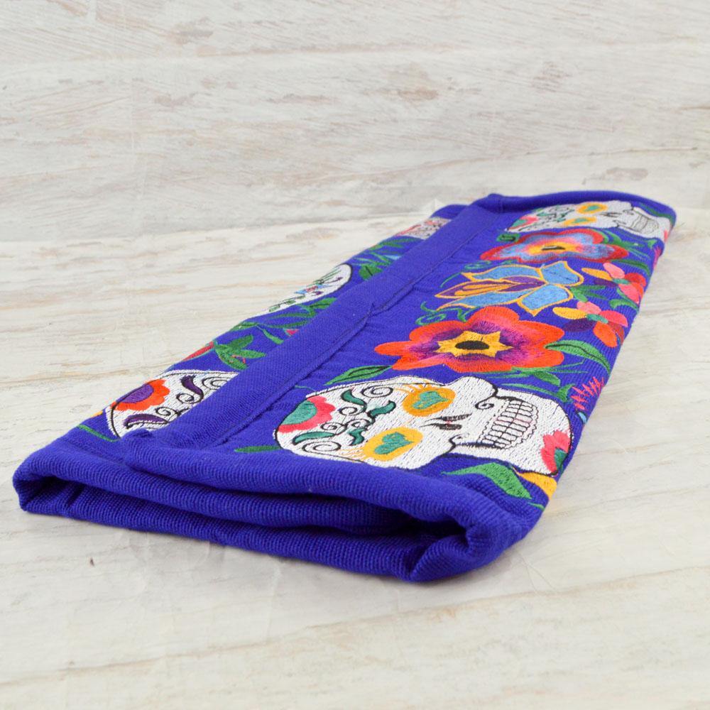 Embroidered Pillow Cover | Blue 2 - Magia Mexica