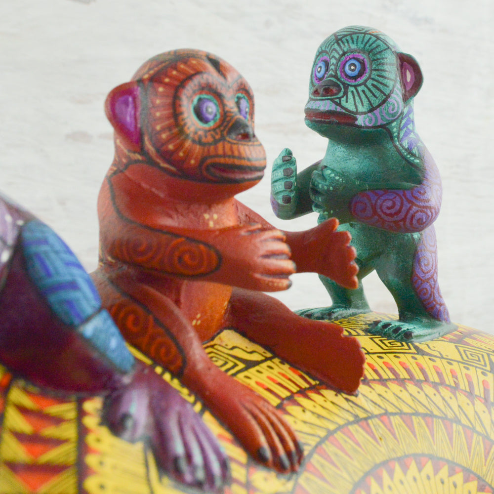 Gorilla Alebrije Oaxacan Wood Carving - Magia Mexica