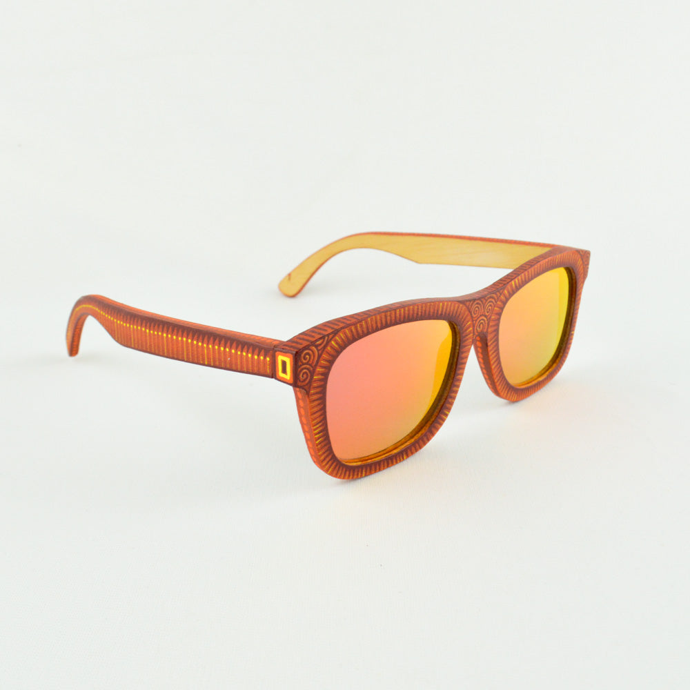 Orange Sunglasses - Alebrije Huichol Mexican Folk art magiamexica.com