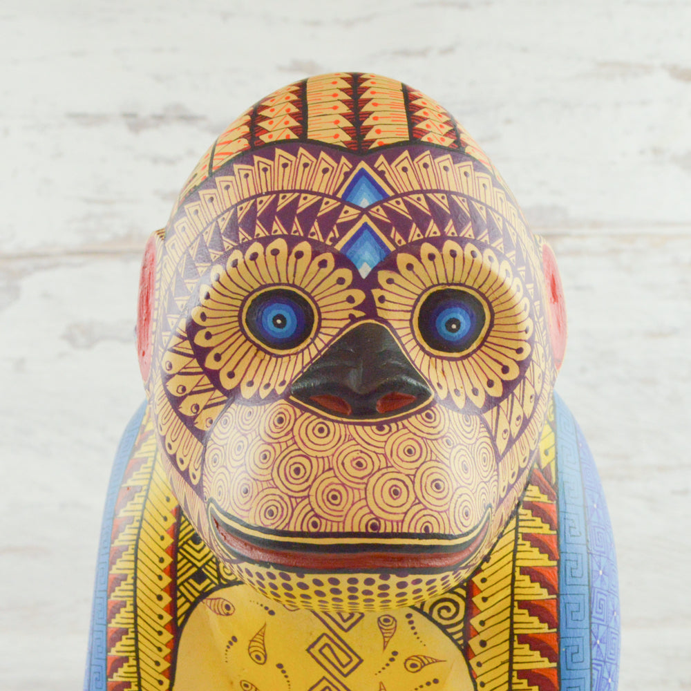 Gorilla Alebrije Oaxacan Wood Carving - Magia Mexica