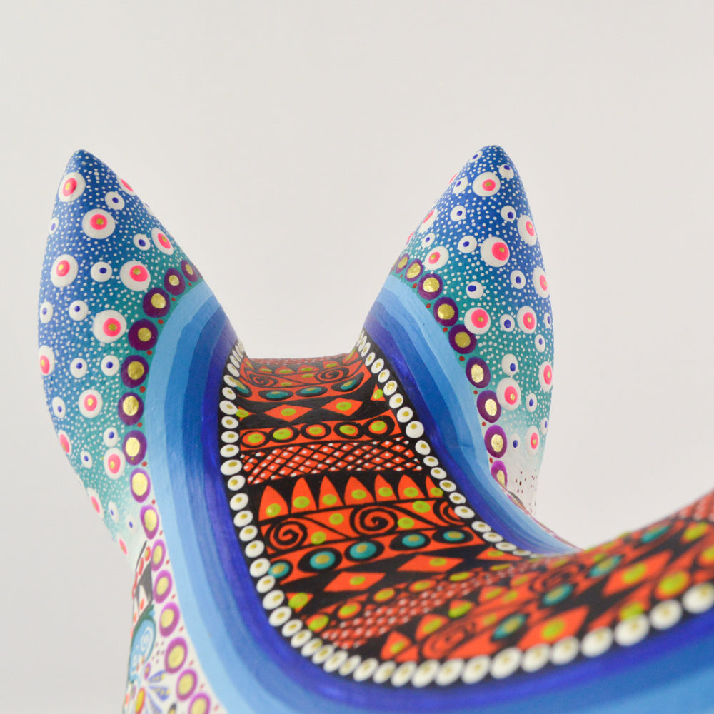 Fox Alebrije Oaxacan Wood Carving - magiamexica.com