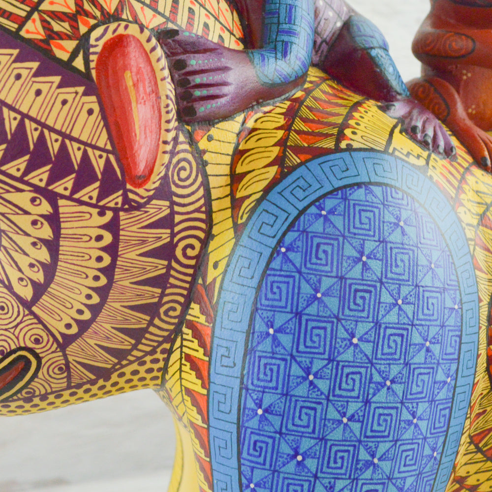 Gorilla Alebrije Oaxacan Wood Carving - Magia Mexica