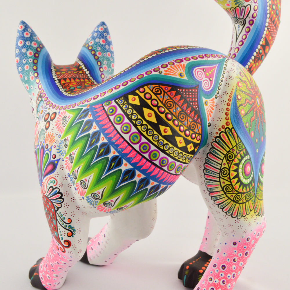 Fox Alebrije Oaxacan Wood Carving - magiamexica.com
