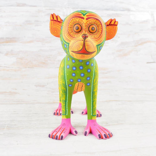 Alebrije Oaxacan Wood Carving Monkey - Magia Mexica