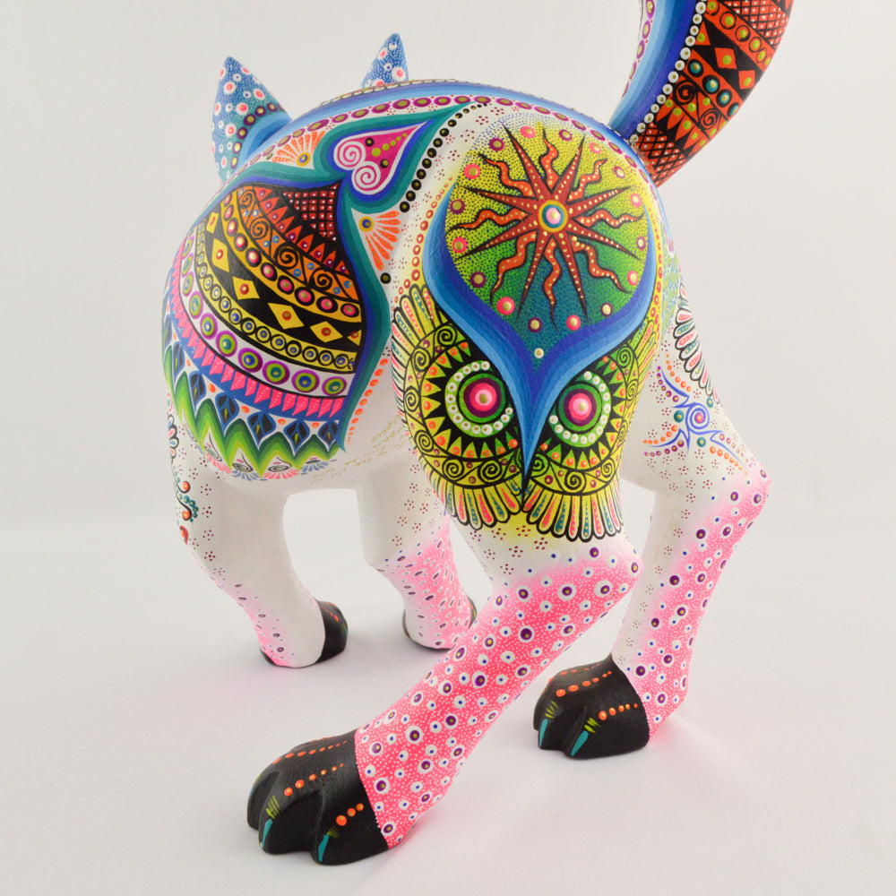 Fox Alebrije Oaxacan Wood Carving - magiamexica.com