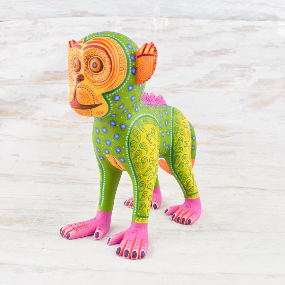 Alebrije Oaxacan Wood Carving Monkey - Magia Mexica