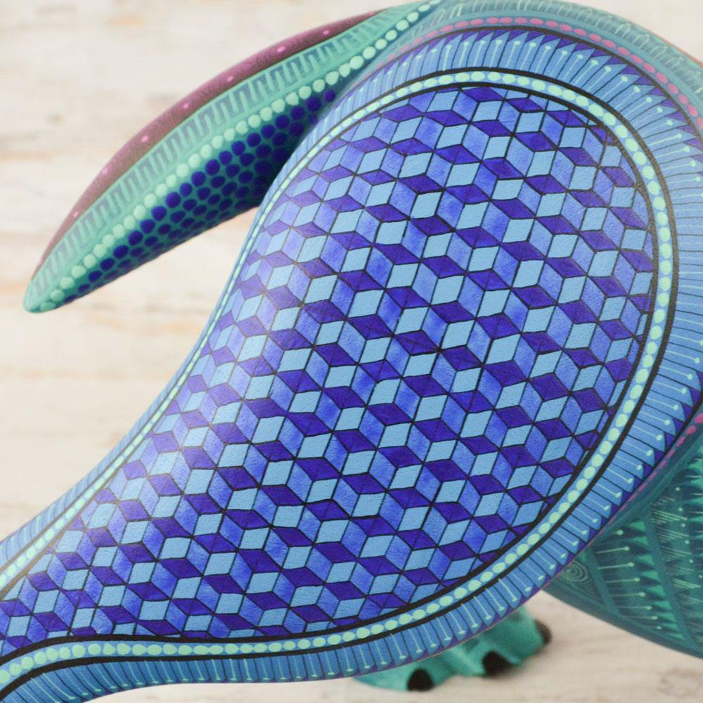 Bear Alebrije Oaxacan Wood Carving - Alebrije Huichol Mexican Folk art magiamexica.com