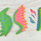Alebrije Oaxacan Wood Carving Set Pepita and Dante - Magia Mexica
