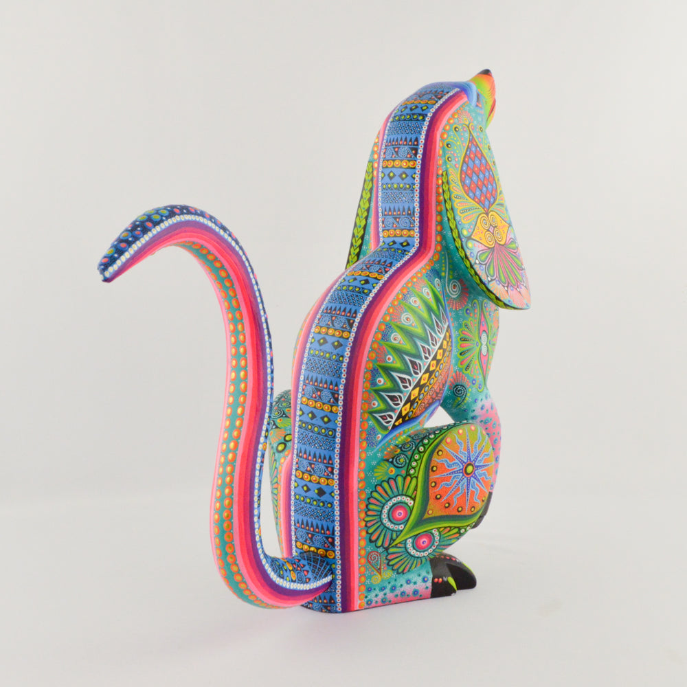 Dog Alebrije Oaxacan Wood Carving - magiamexica.com