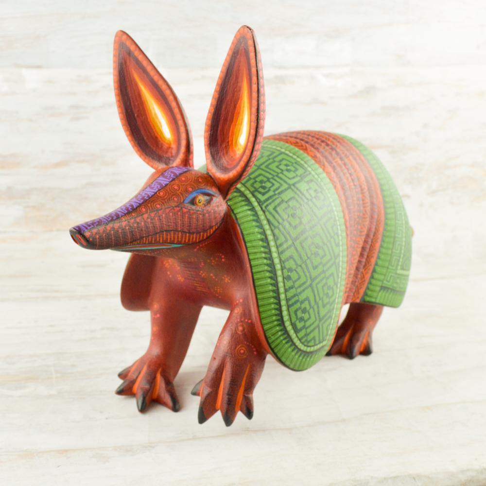 Alebrije Armadillo | Mexican Wood Carvings | Magia Mexica