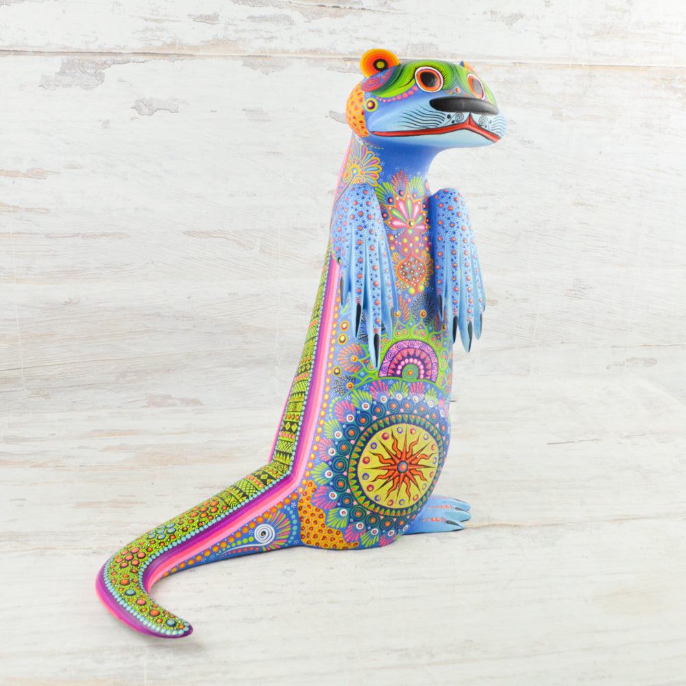 Otter Alebrije Wood Carving Handcrafts - Magia Mexica