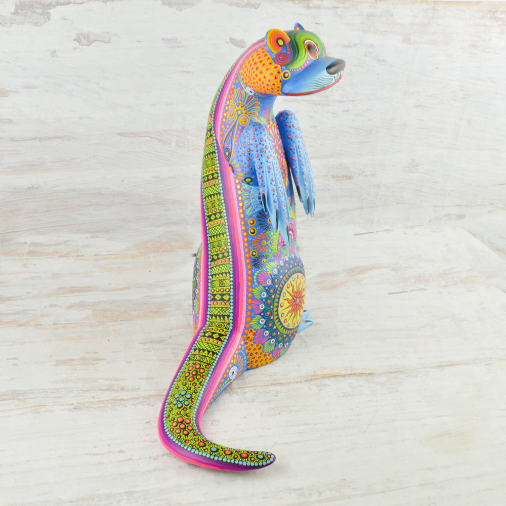 Otter Alebrije Wood Carving Handcrafts - Magia Mexica