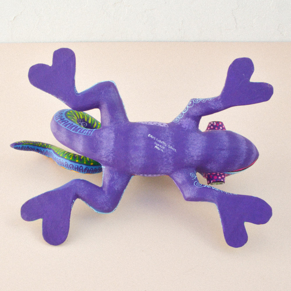 Chamaleon Alebrije Wood Carving - magiamexica.com