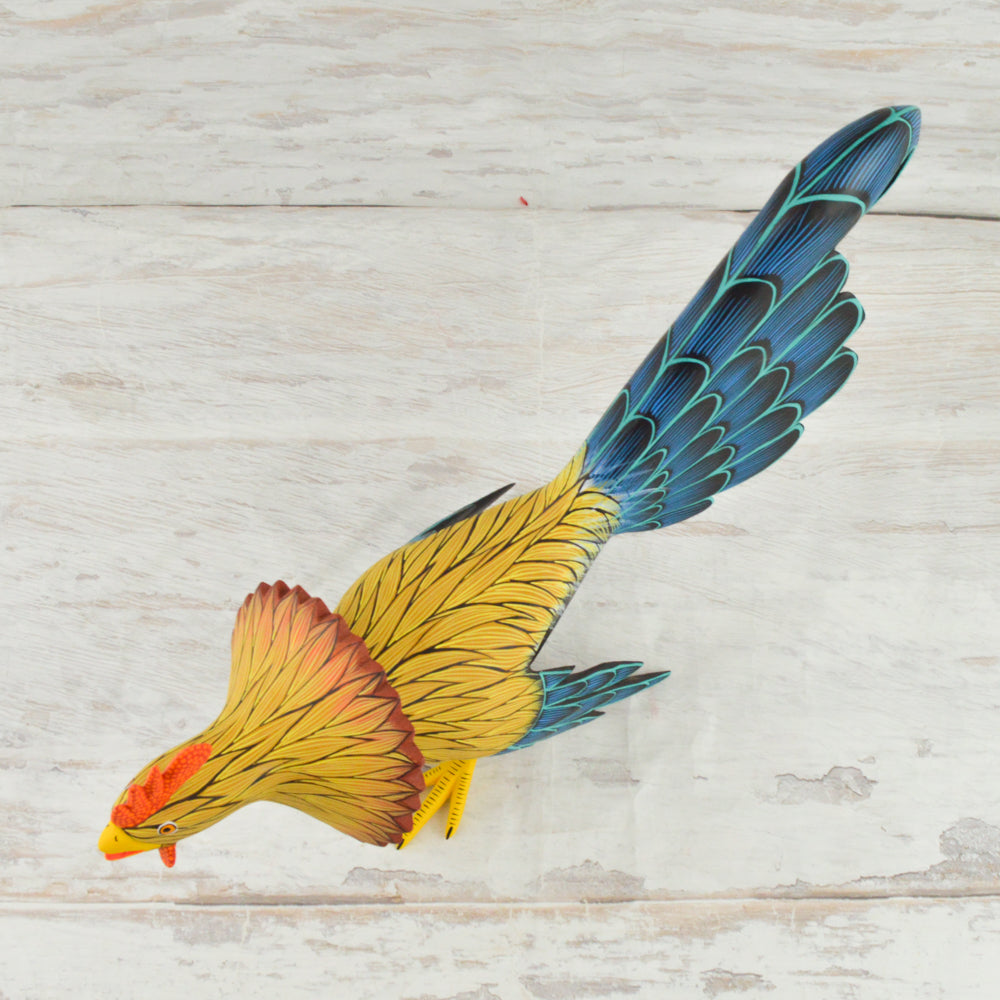 Rooster Alebrije Wood Carving - magiamexica.com