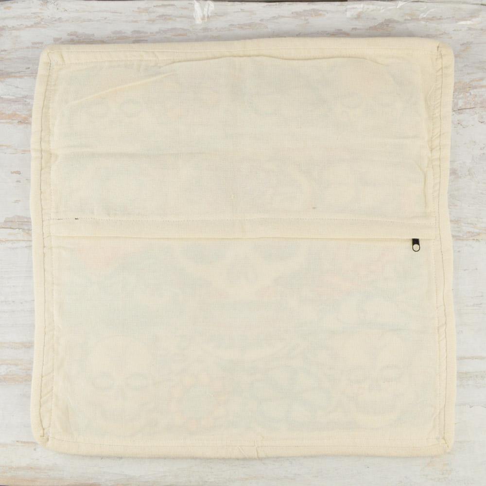 Embroidered Pillow Cover | Beige - Magia Mexica