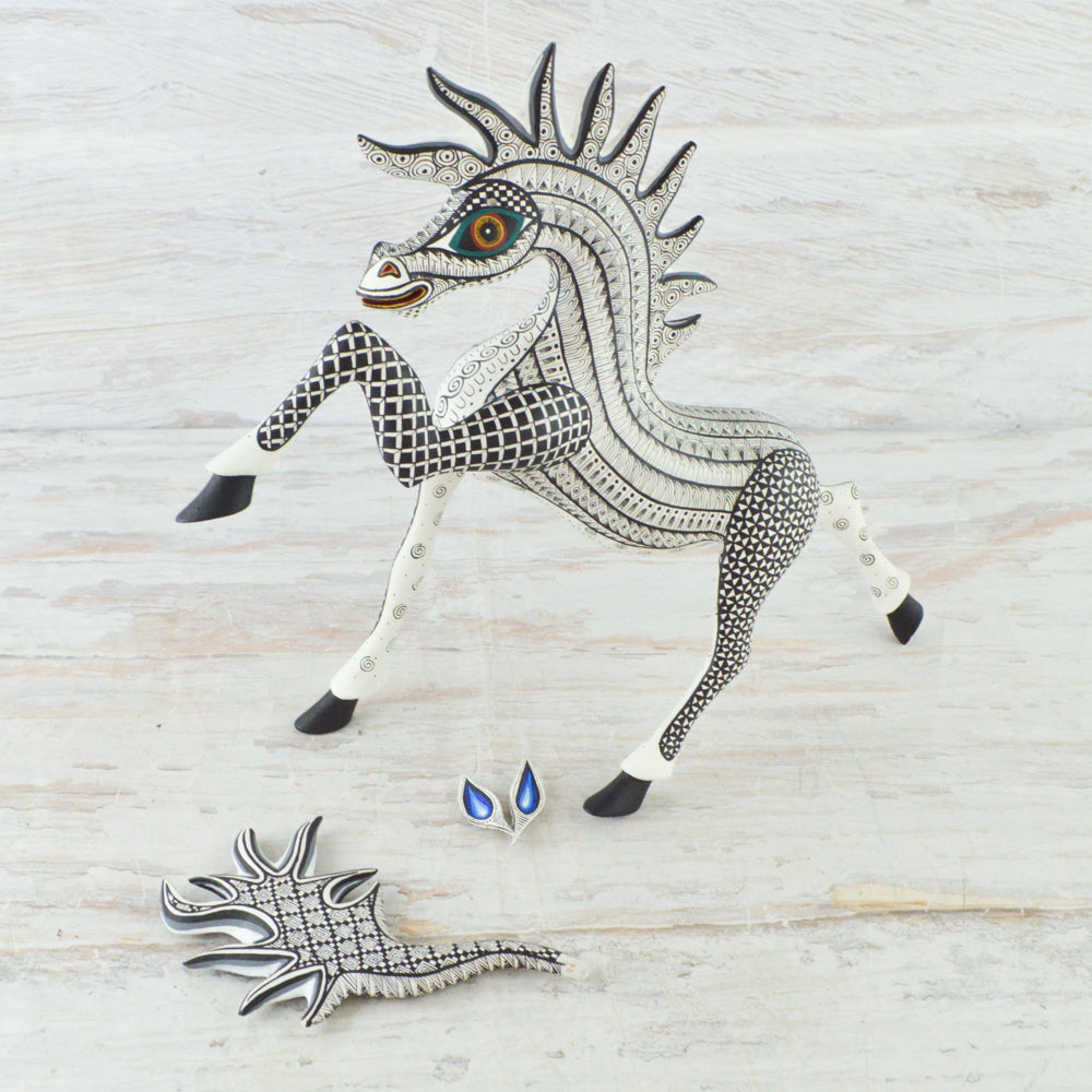 Alebrije Oaxacan Wood Carving Horse - Magia Mexica