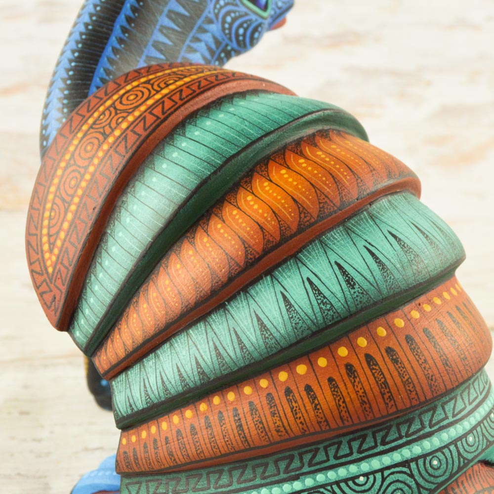 Deer Armadillo Alebrije Oaxacan Wood Carving - Alebrije Huichol Mexican Folk art magiamexica.com