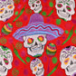 Embroidered Pillow Cover | Red 3 - Magia Mexica